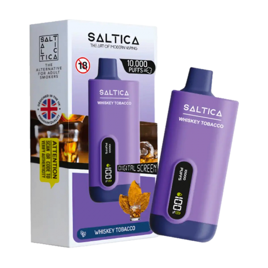 Saltica 10000 Whiskey Tobacco